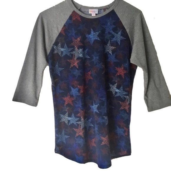 LuLaRoe Tops - Lularoe Randy Stars America Baseball Tee